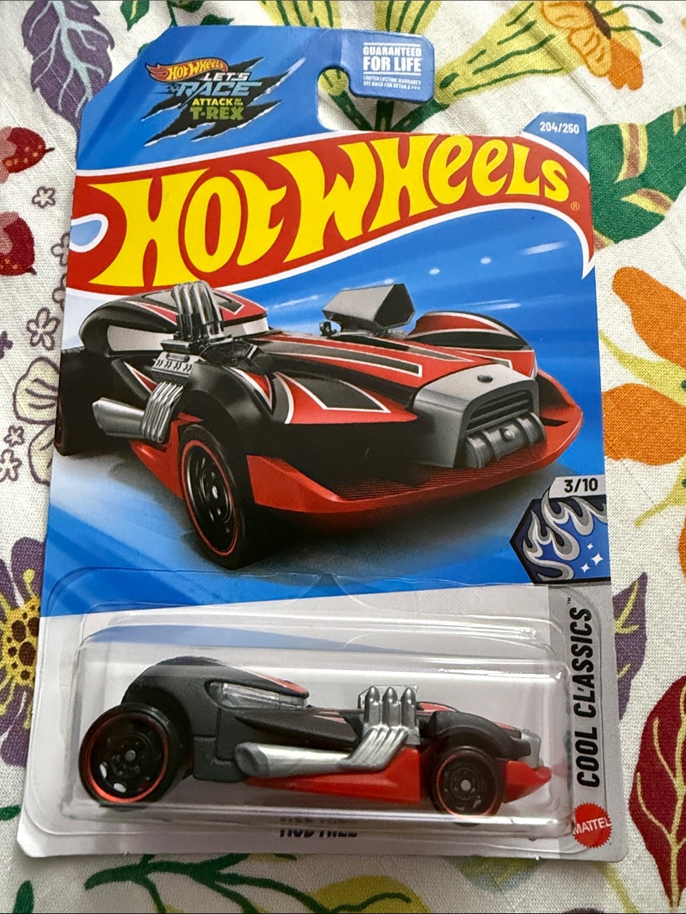 Hot Wheels Cool Classics Red & Black Race Car Toy